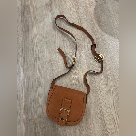 Brown Leather Michael Kors Crossbody Bag - Picture 1 of 6